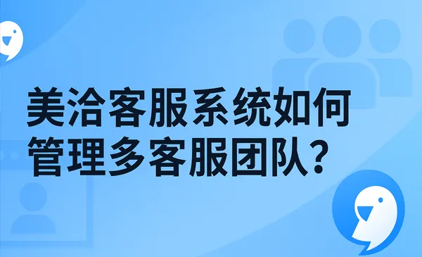 如何通过美洽客服系统进行群聊团队协作管理?