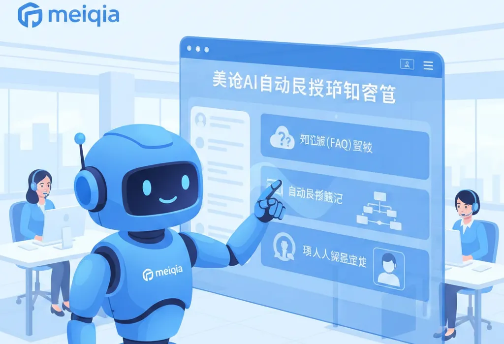 美洽下载后如何配置 AI 自动回复机器人?